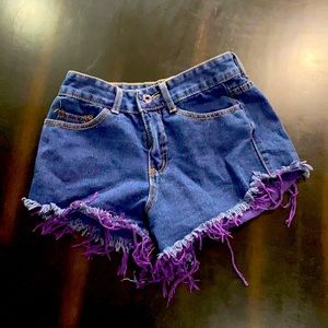 Size small cutoff Jean shorts